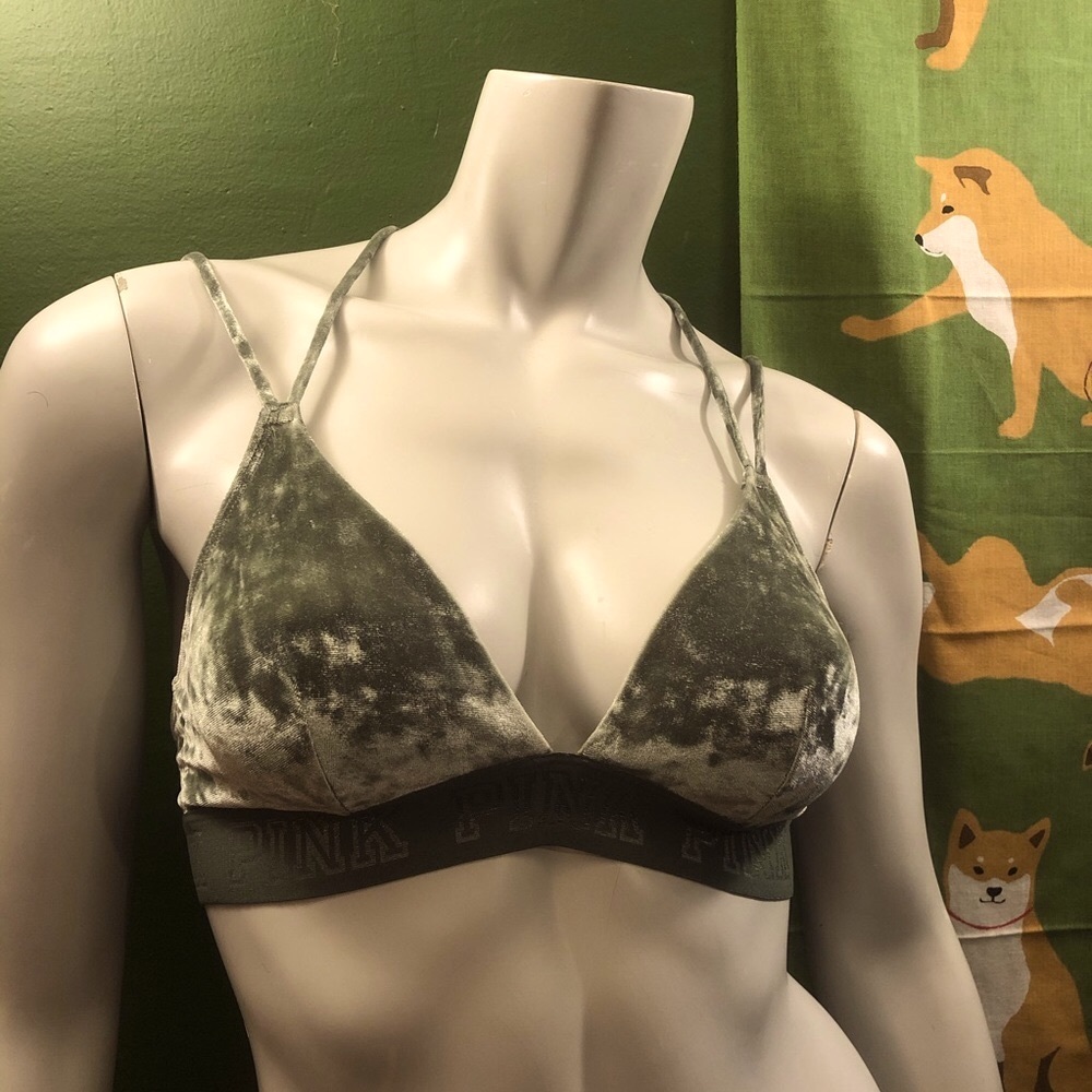 Victoria’s Secret PINK Crushed Velvet Bralette
